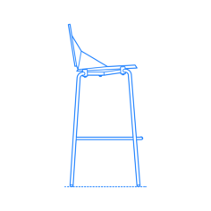 Furniture Stools Real Good Barstool Contour Svg Vector, Free Vectors File